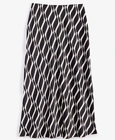 On 34th Women's Printed Midi Slip Skirt, Exclusively at Macy's