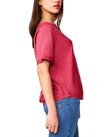 Melissa Paige Women's Button-Back Dolman-Sleeve Sweater, Regular & Petite