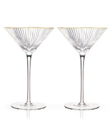 Viski Meridian Martini Glasses, Set of 2