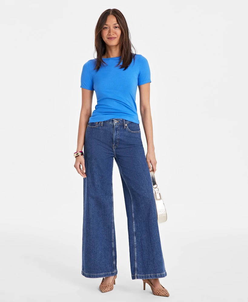 On 34th Women's Ribbed T-Shirt, Xxs-4X