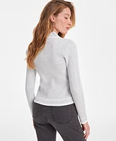 On 34th Women's Ribbed Tipped Polo Sweater, Exclusively at Macy's