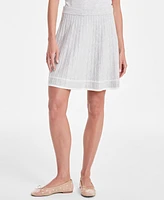 On 34th Women's Tipped Flare Sweater Skirt, Exclusively at Macy's