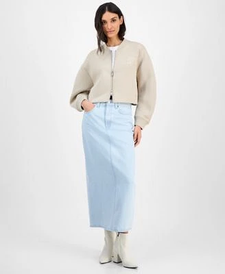 Calvin Klein Jeans Womens Scuba Zip Jacket Baby T Shirt Denim Maxi Skirt