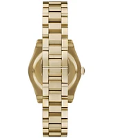 Emporio Armani Women's Gold-Tone Stainless Steel Bracelet Watch 32mm