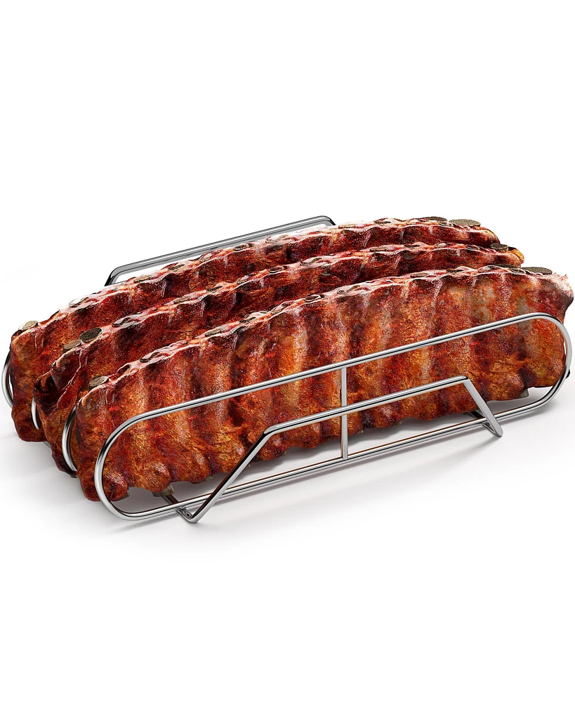 Sorbus Non-Stick Rib Rack Xl - Holds 3 Full Rib Racks for Grilling & Barbecuing