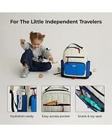 Bagsmart Walker 14L Featherlight Color Block Kids Backpack with Pencil Case
