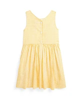 Polo Ralph Lauren Toddler and Little Girls Gingham Cotton Seersucker Dress