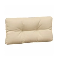 vidaXL Pallet Cushions 5 pcs Beige Fabric
