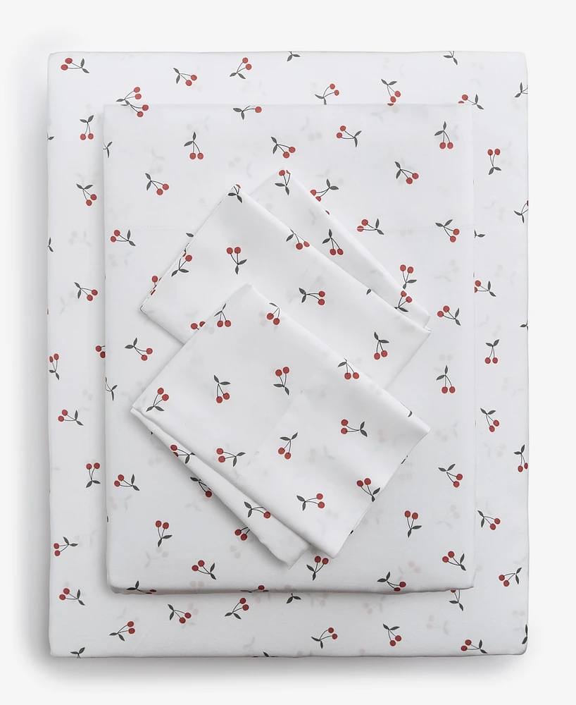 Arch Studio Printed Cotton Sateen 3-Pc. Sheet Set, Twin, Exclusively at Macy's