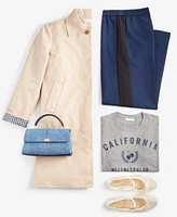 On 34th Womens Classic Mac Jacket California Graphic T Shirt Wide Leg Pull On Pants Exclusively At Macys