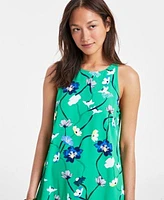 On 34th Womens Printed Midi Dress Dyanne Small Denim Crossbody Carriee Flower Sneakers Exclusively At Macys
