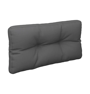 vidaXL Pallet Cushion Anthracite 31.5"x15.7"x4.7" Fabric