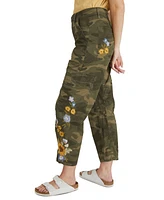 Driftwood Women's Bri Camo Barrel Cargo Pants X Sunflower