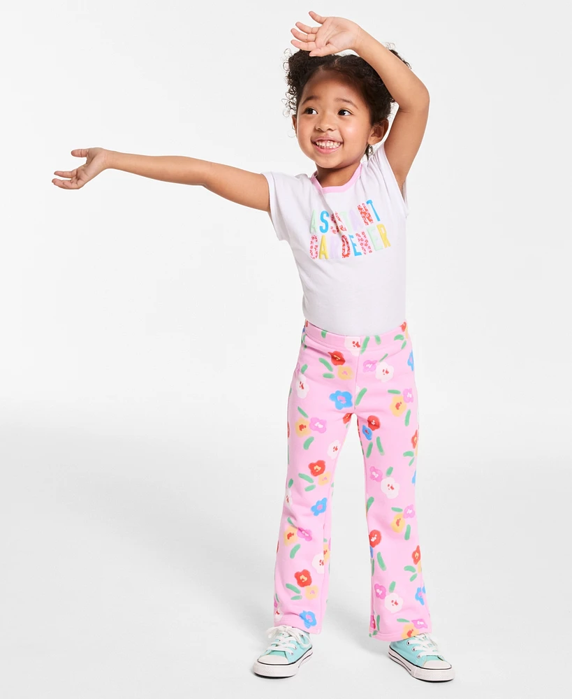 Epic Threads Toddler Girls Floral Flared Pants, Exclusively at Macy's