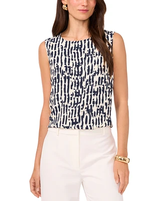 Vince Camuto Women's Printed Sleeveless Top