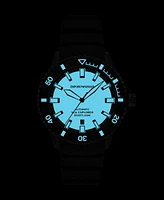 Emporio Armani Men's Automatic Sea Explorer Black Silicone Strap Watch 43mm