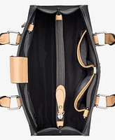Giani Bernini Saffiano Structured Satchel Crossbody, Exclusively at Macy's