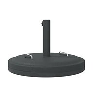 Parasol Base with Handles for 1.5"/1.9" Poles 55.1 lb Round