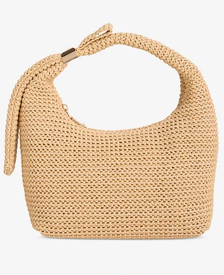 I.n.c. International Concepts Stahcy Small Straw Hobo Bag, Exclusively at Macy's