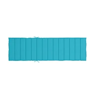 vidaXL Sun Lounger Cushion Turquoise Oxford Fabric
