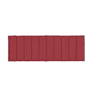 Sun Lounger Cushion Wine Red 73.2"x22.8"x1.6" Oxford Fabric