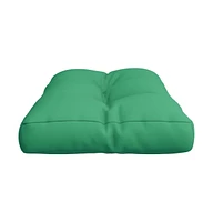 vidaXL Pallet Cushion Green 27.6"x15.7"x4.7" Fabric
