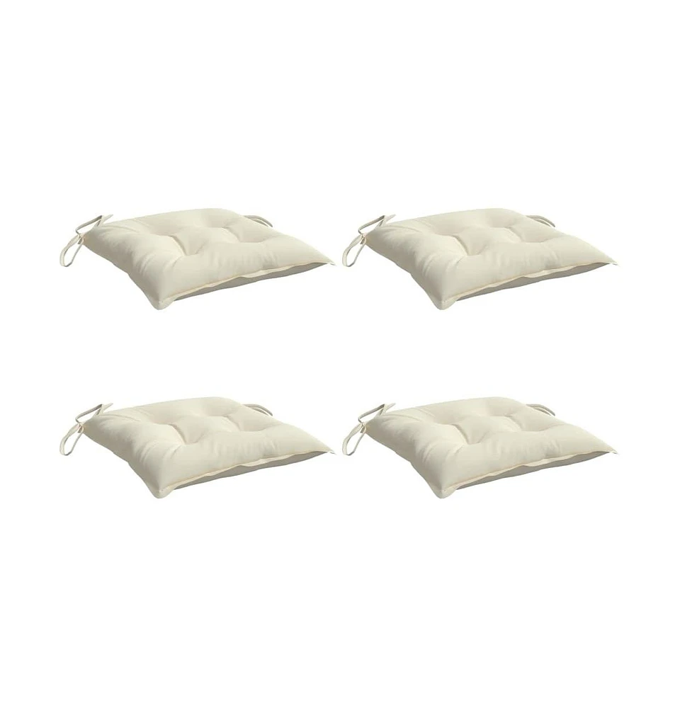 vidaXL Chair Cushions 4 pcs 19.7"x19.7"x2.8" Oxford Fabric