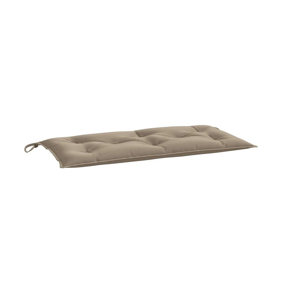 vidaXL Garden Bench Cushion Taupe 39.4"x19.7"x2.8" Oxford Fabric