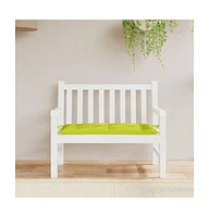 Garden Bench Cushion Bright Green 43.3"x19.7"x2.8" Oxford Fabric