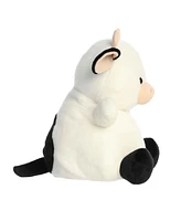 Aurora Medium Party Sized Sweetie Cow Palm Pals Adorable Plush Toy White 12"