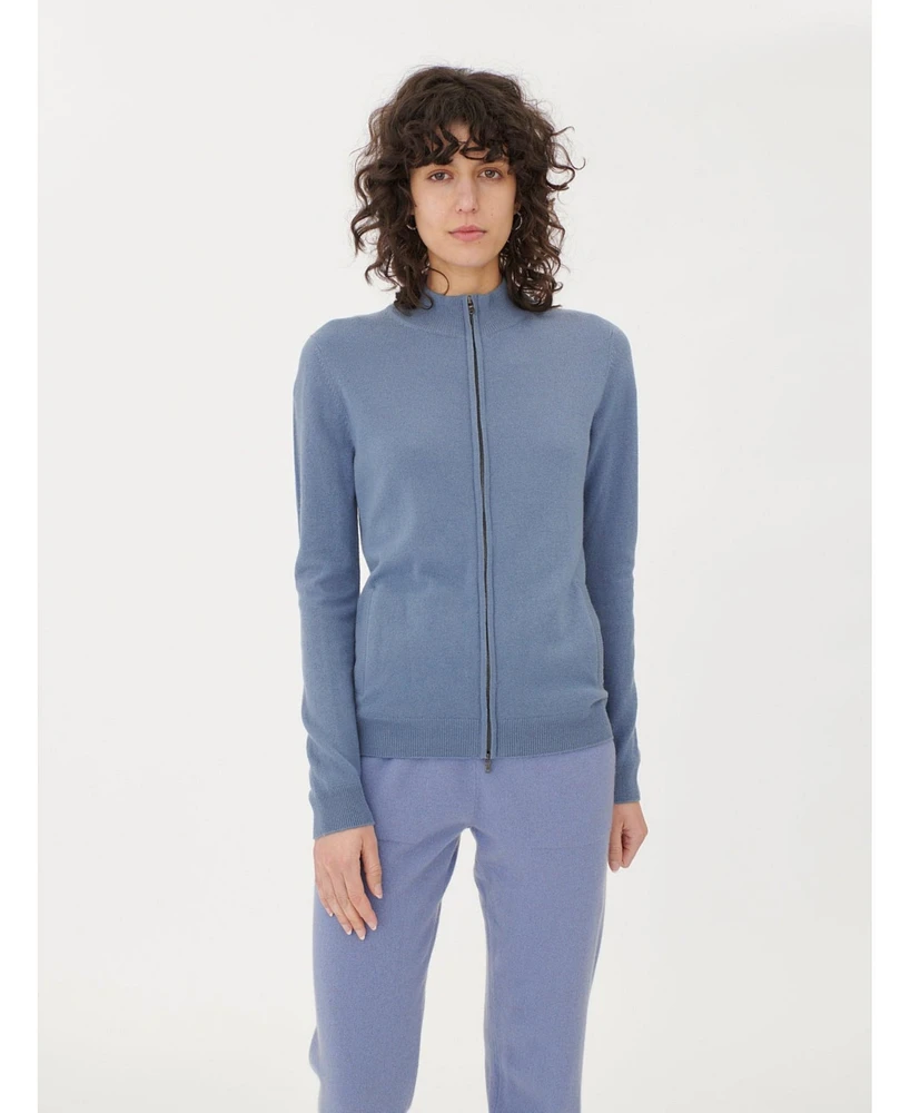 Gobi Cashmere 100% Full-Zip Cardigan