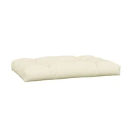 Pallet Cushions 3 pcs Cream Fabric