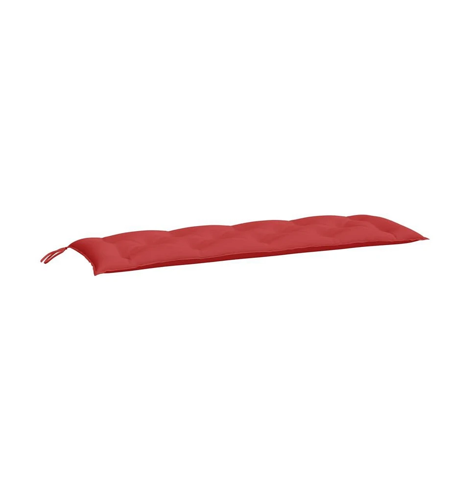Garden Bench Cushion Red 59.1"x19.7"x2.8" Oxford Fabric