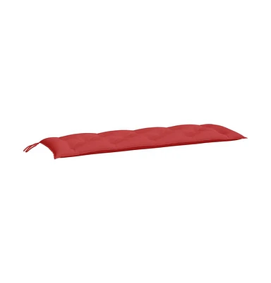 Garden Bench Cushion Red 59.1"x19.7"x2.8" Oxford Fabric