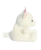 Aurora Mini Priscilla Princess Kitty Palm Pals Adorable Plush Toy White 5"