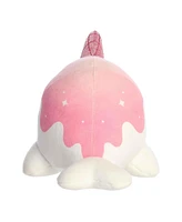 Aurora Small Crystal Nomwhal Tasty Peach Enchanting Plush Toy Rose Quartz 7.5"