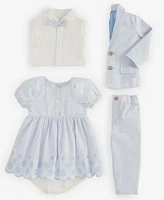 First Impressions Baby Sibling Seersucker Sets Exclusively At Macys