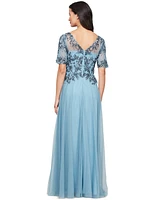 Alex Evenings Women's Beaded Sequinned Evening Gown