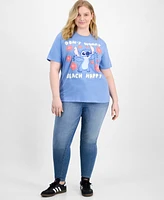 Disney Trendy Plus Stitch Beach Happy Graphic T-Shirt