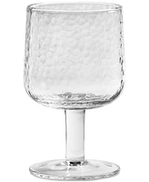 Oake Clear Textured Wine Glasses, Set of 4, Exclusively at Macy's