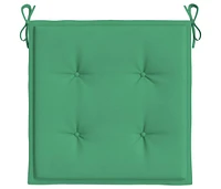 Garden Chair Cushions 6 pcs Green 19.7"x19.7"x1.2" Oxford Fabric