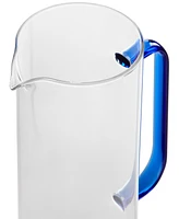 The Cellar Blue Handle Glass Pitcher, Exclusively at Macy's