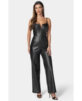 Bebe Women's Cropped Jumpsuit