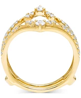 Diamond Chevron Ring Guard Enhancer (1/2 ct. t.w.) in 14k Gold