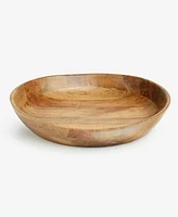 Oake Low Wood Serving Bowl, Exclusively at Macy's