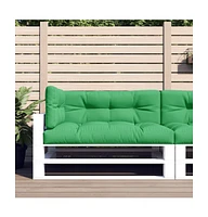 vidaXL Pallet Cushions 3 pcs Green Fabric