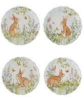 Certified International Easter Meadow Dessert/Salad Plates, Set of 4