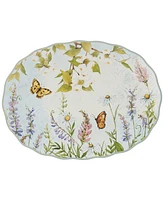 Certified International Easter Meadow Oval Serving Platter