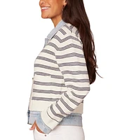 Democracy Women's Mixed Media Layered Jacket