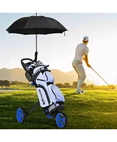 Folding 3 Wheels Golf Push Cart with Brake Scoreboard Adjustable Handle